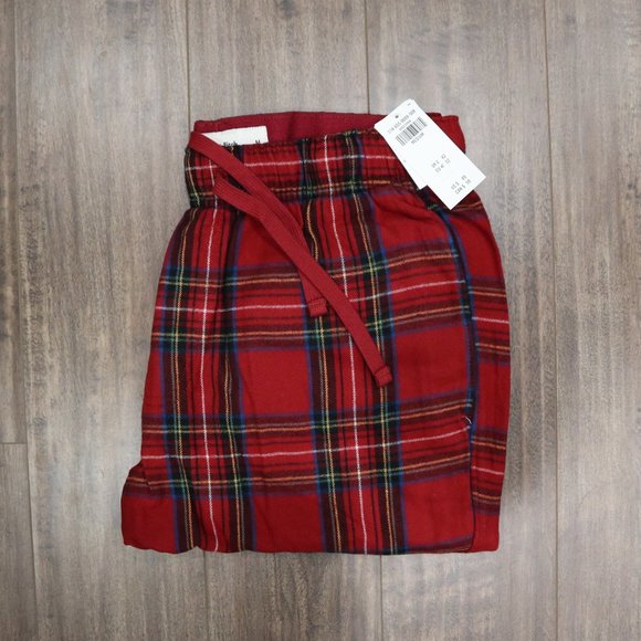 NWT Plaid Abercrombie Sleep Pajama Bottoms Medium - Picture 2 of 6